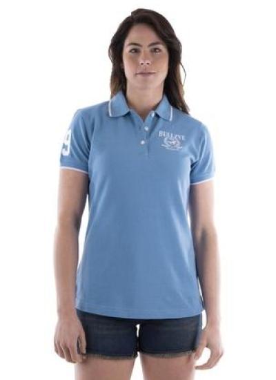 Bullzye Womens Varsity S/S Polo