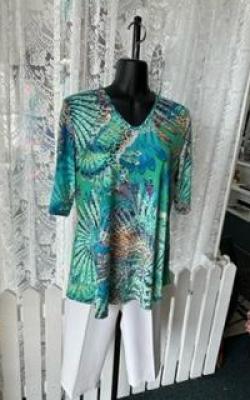 Tropical Print Ladies Top